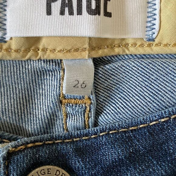 - #170 PAIGE medium wash skinny jeans - Picture 5 of 7